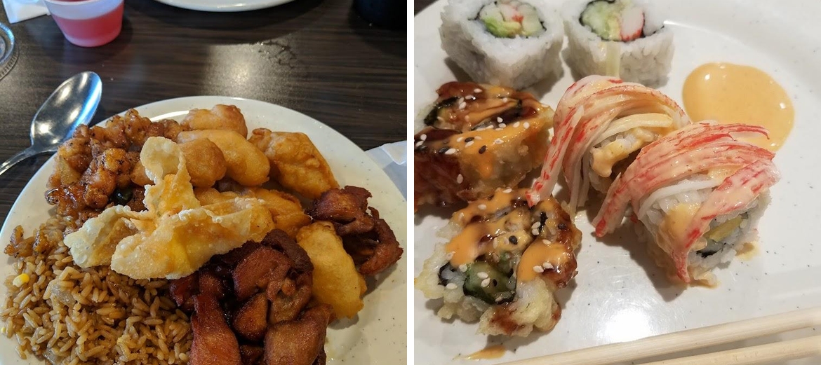 Jade Buffet Menu